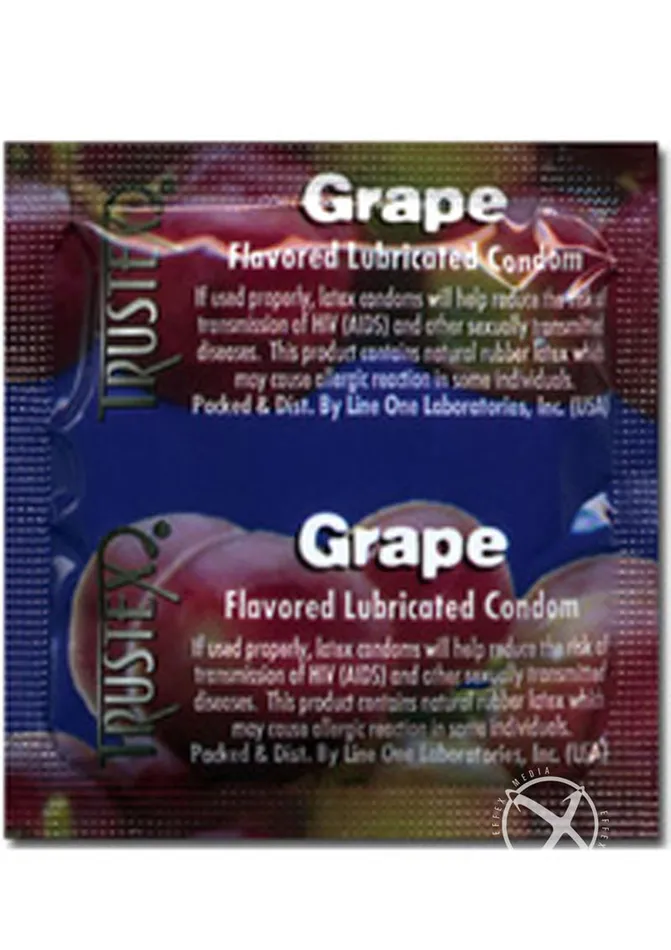 Trustex Trustex Lubricated Reservoir Tip Flavored Latex Condom Grape 3 Per Box Male Sex Toys Trustex Trustex Lubricated Reservoir Tip Flavored Latex Condom Grape 3 Per Box Male Sex Toys