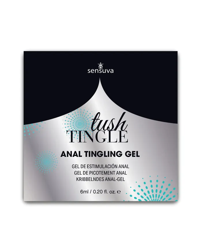 Tush Tingle Anal Stimulation Gel 6 ml Single Use Packet Sensuva Male Sex Toys Tush Tingle Anal Stimulation Gel 6 ml Single Use Packet Sensuva Male Sex Toys