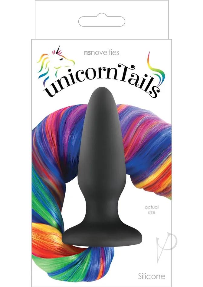 Unicorn Tails Male Sex Toys Unicorn Tails Silicone Anal Plug Rainbow