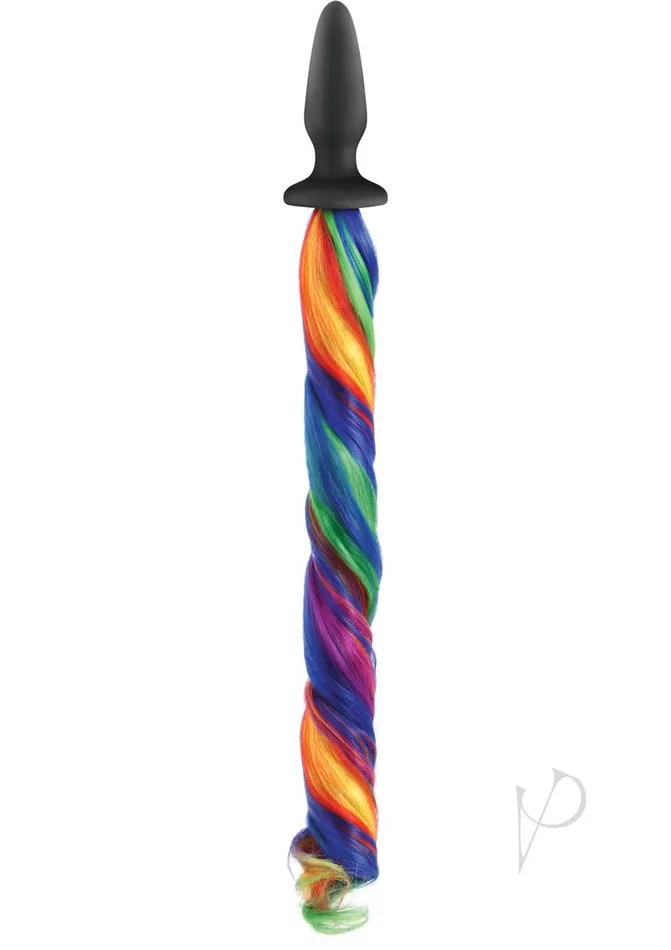 Unicorn Tails Male Sex Toys Unicorn Tails Silicone Anal Plug Rainbow