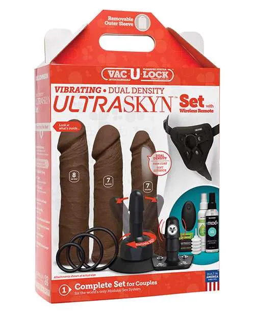 Vac U Lock Female Sex Toys VacULock Vibrating Dual Density ULTRASKYN Set wWireless Remote Chocolate Vac U Lock Female Sex Toys VacULock Vibrating Dual Density ULTRASKYN Set wWireless Remote Chocolate
