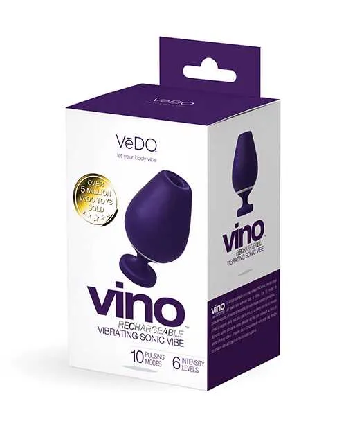 VeDO Vino Rechargeable Sonic Vibe Purple Vedo Vibrators