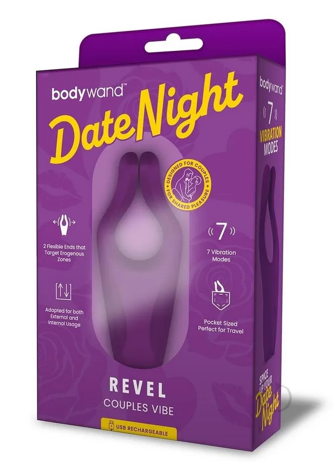 Vibrators Bodywand Date Night Revel Silicone Rechargeable Couples Vibrator Purple Bodywand Vibrators Bodywand Date Night Revel Silicone Rechargeable Couples Vibrator Purple Bodywand