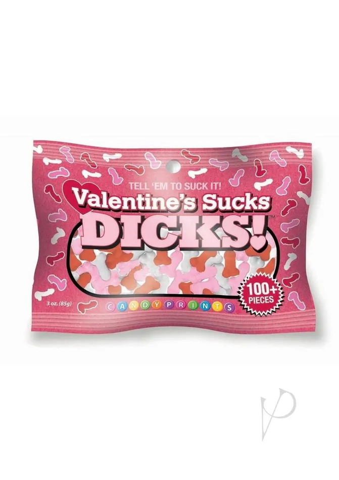 Vibrators Candyprints Candy Valentines Sucks Dicks Bag 3oz