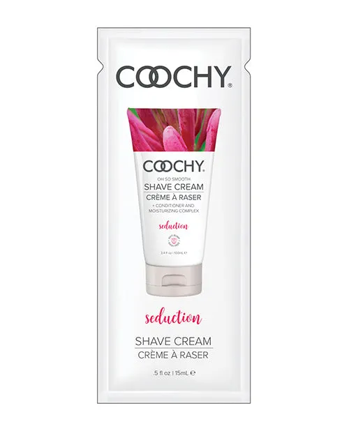 Vibrators Coochy COOCHY Seduction Shave Cream Foil 5 oz HoneysuckleCitrus