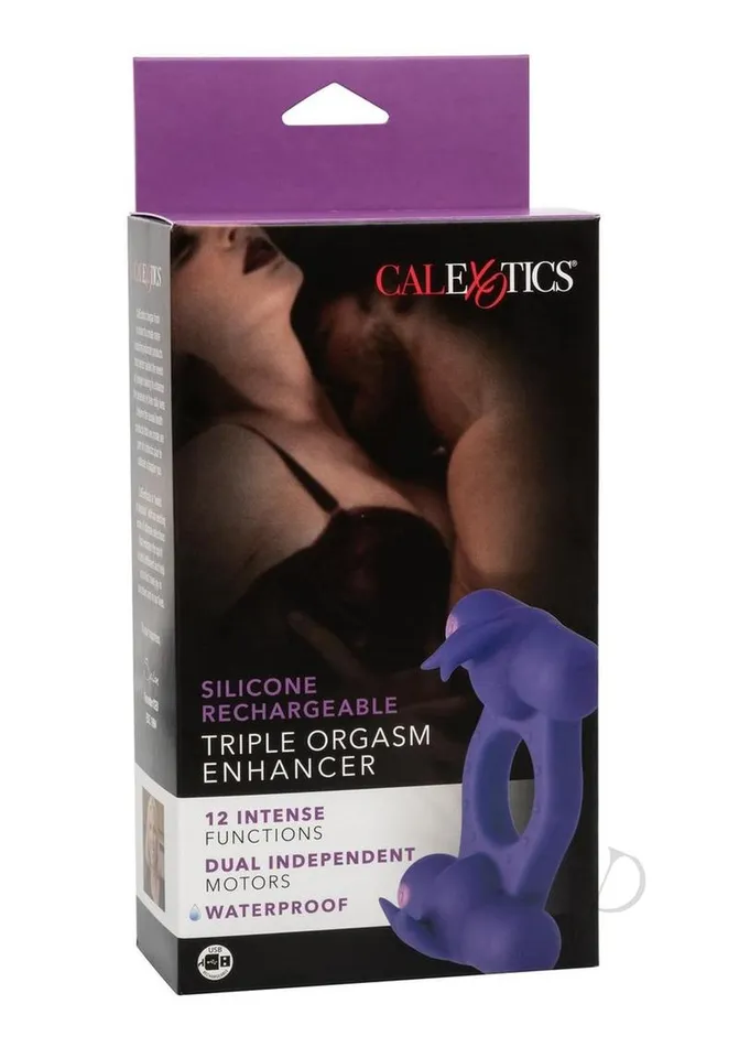 Vibrators Couples Enhancers Couples Enhancers Silicone Rechargeable Triple Orgasm Enhancer Purple Vibrators Couples Enhancers Couples Enhancers Silicone Rechargeable Triple Orgasm Enhancer Purple