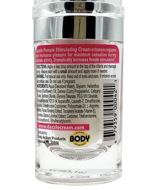 Vibrators Dazzle Dazzle Female Stimulating Cream 5 oz Bottle