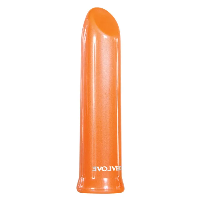 Vibrators Evolved Lip Service Orange Lipstick Vibrator Evolved