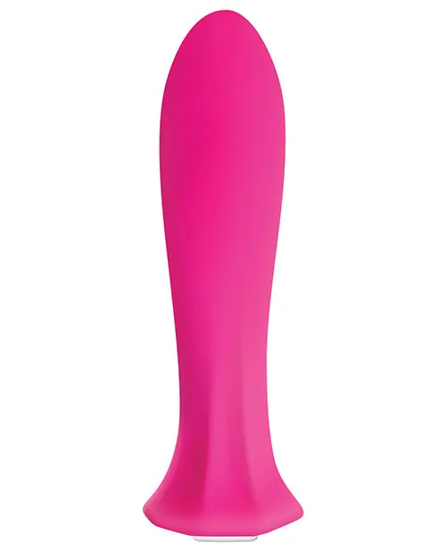 Vibrators Evolved The Queen Rechargeable Silicone Vibrator Pink