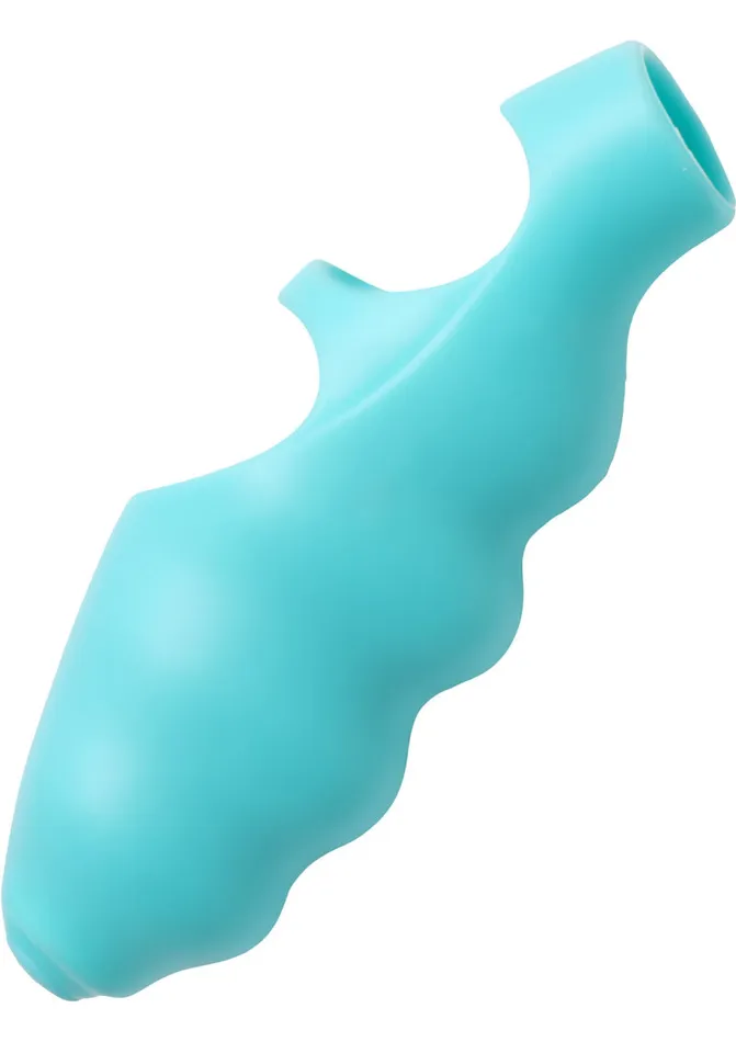 Vibrators Frisky Finger Bangher Vibrator Teal Frisky