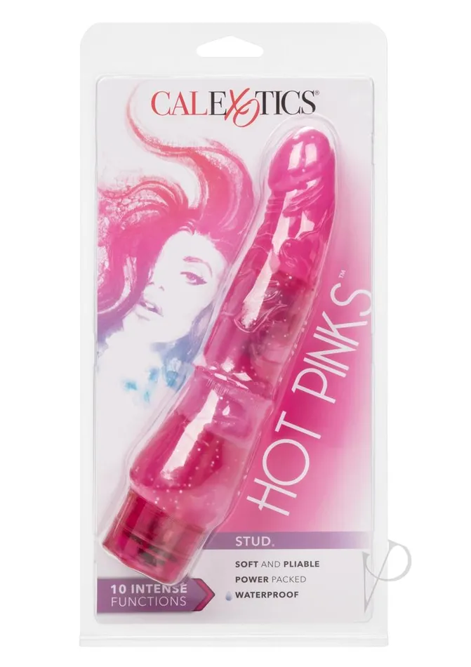 Vibrators Hot Pinks Hot Pinks Stud Vibrator Pink 7