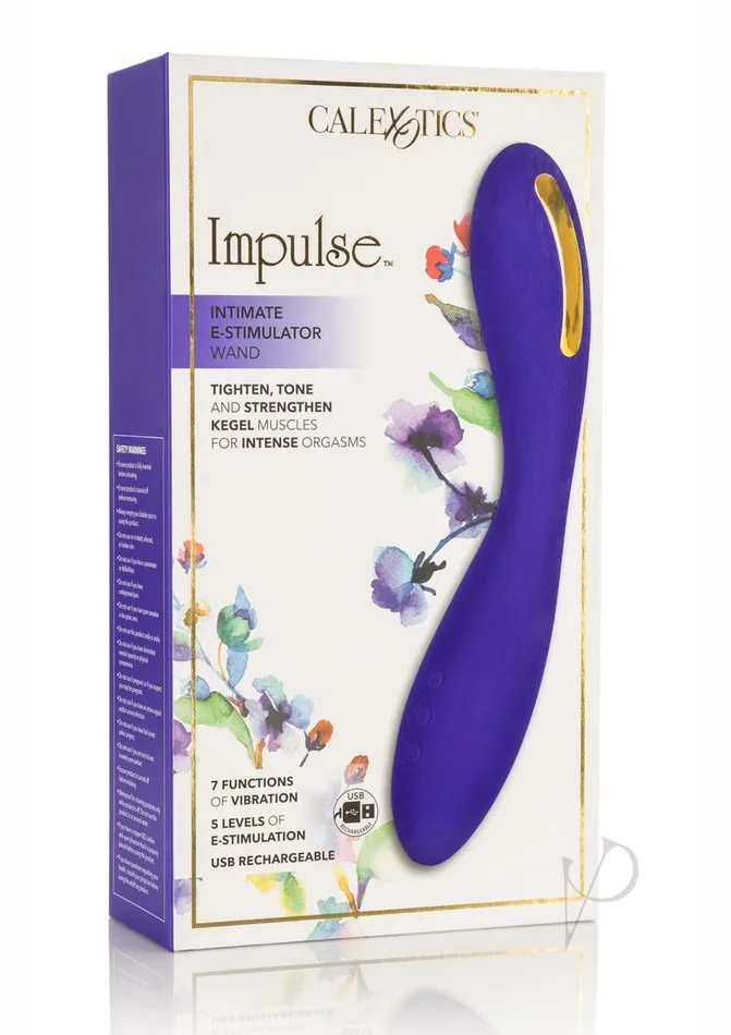 Vibrators Impulse Impulse Intimate EStimulator Wand Rechargeable Silicone Vibrator Purple Vibrators Impulse Impulse Intimate EStimulator Wand Rechargeable Silicone Vibrator Purple