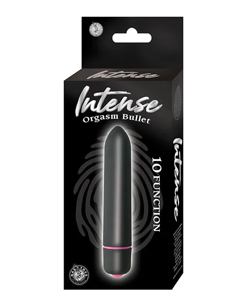 Vibrators Intense Orgasm Bullet Vibrator Black Intense