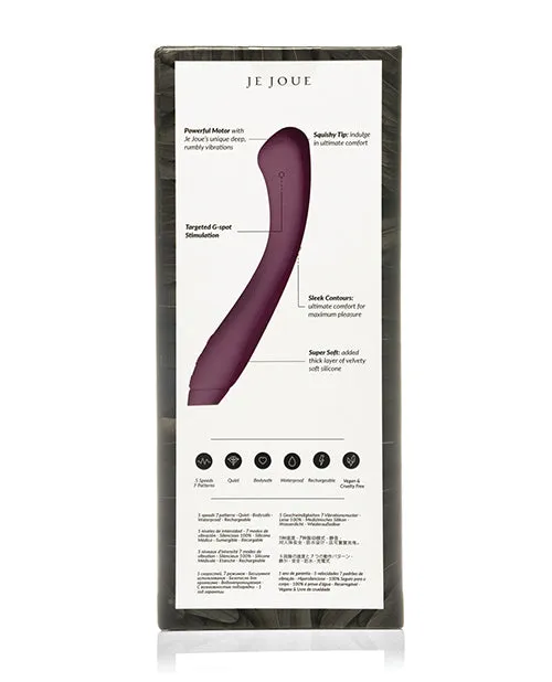 Vibrators Je Joue Juno G Spot Vibrator Purple Je Joue Vibrators Je Joue Juno G Spot Vibrator Purple Je Joue
