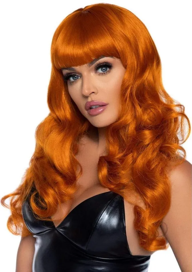 Vibrators Leg Avenue Leg Avenue Misfit Long Wavy Bang Wig OS Ginger