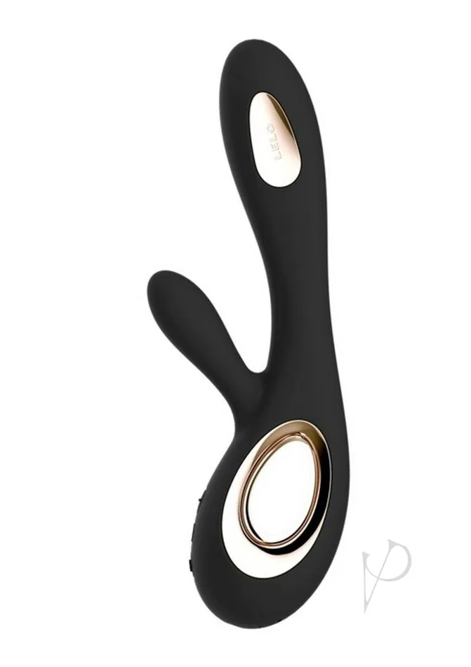 Vibrators Lelo Soraya Wave Rechargeable Rabbit Vibrator Black Vibrators Lelo Soraya Wave Rechargeable Rabbit Vibrator Black