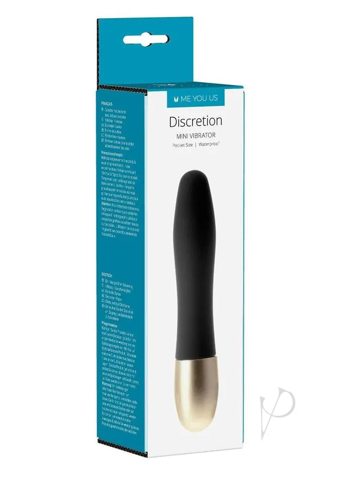 Vibrators Me You Us ME YOU US Discretion Mini Vibrator Black