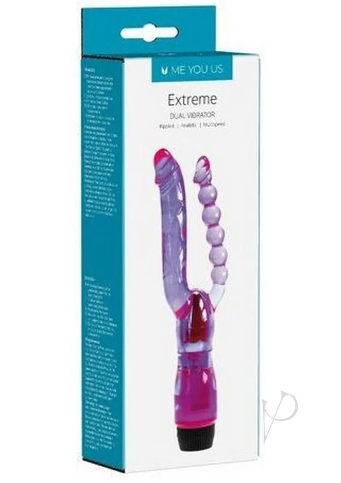 Vibrators Me You Us ME YOU US Extreme Dual Vibrator Purple