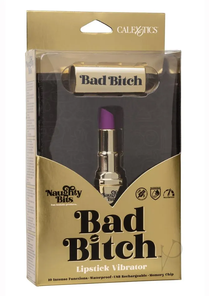 Vibrators Naughty Bits Bad Bitch Lipstick Bullet Vibrator Purple Naughty Bits Vibrators Naughty Bits Bad Bitch Lipstick Bullet Vibrator Purple Naughty Bits