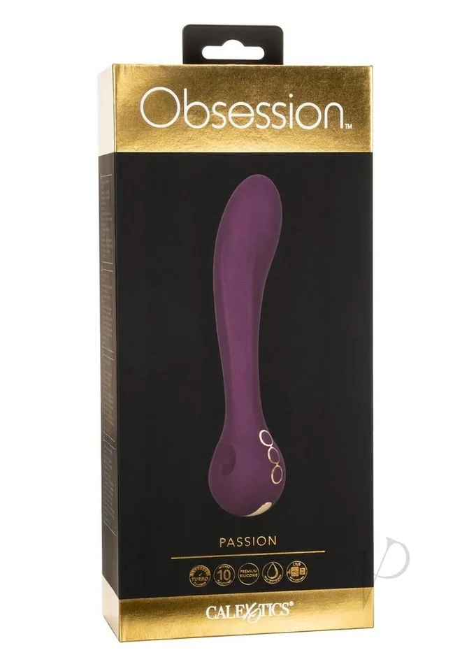 Vibrators Obsession Obsession Passion Rechargeable Silicone Vibrator Purple