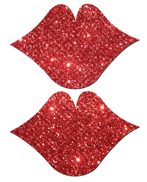 Vibrators Pastease Pastease Premium Glitter Lips Red OS Vibrators Pastease Pastease Premium Glitter Lips Red OS