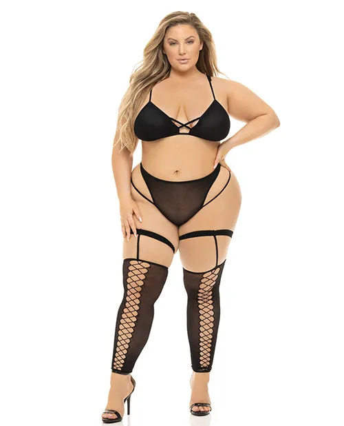 Vibrators Pink Lipstick Pink Lipstick Want You Now Bra Panty Stockings Black QN Vibrators Pink Lipstick Pink Lipstick Want You Now Bra Panty Stockings Black QN