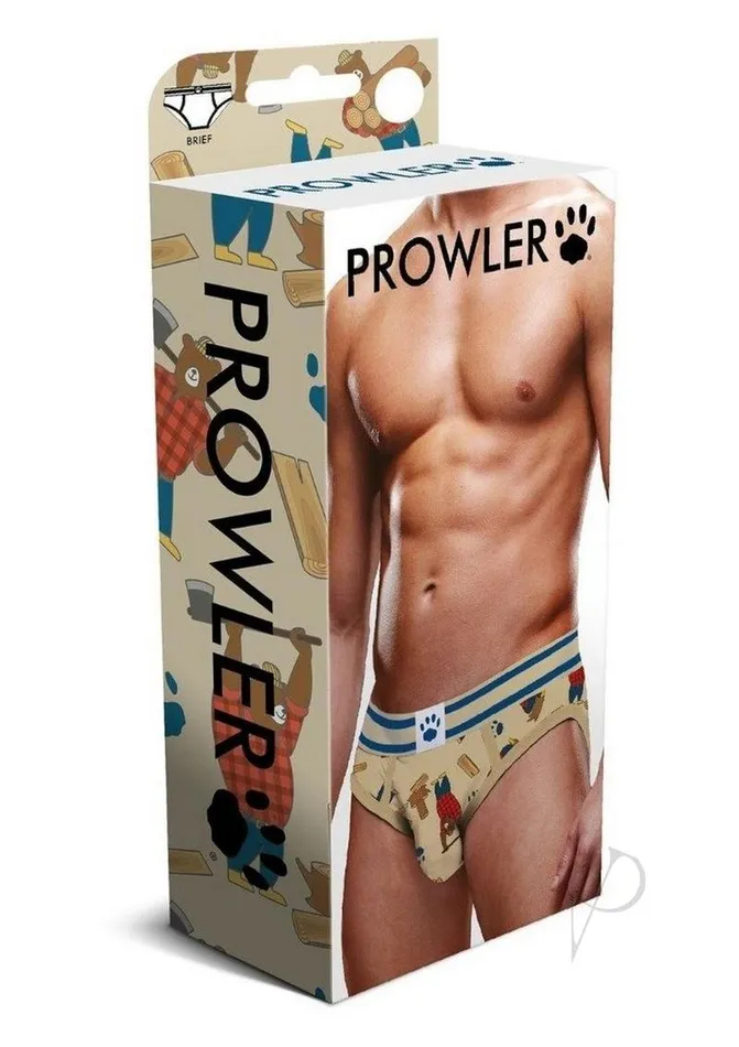Vibrators Prowler Lumberbear Brief Extra Small BrownBlue Prowler