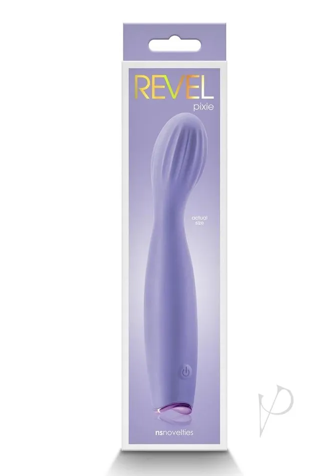 Vibrators Revel Revel Pixie Rechargeable Silicone GSpot Vibrator Purple