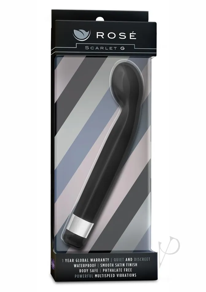 Vibrators Rose Rose Scarlet G GSpot Vibrator Black