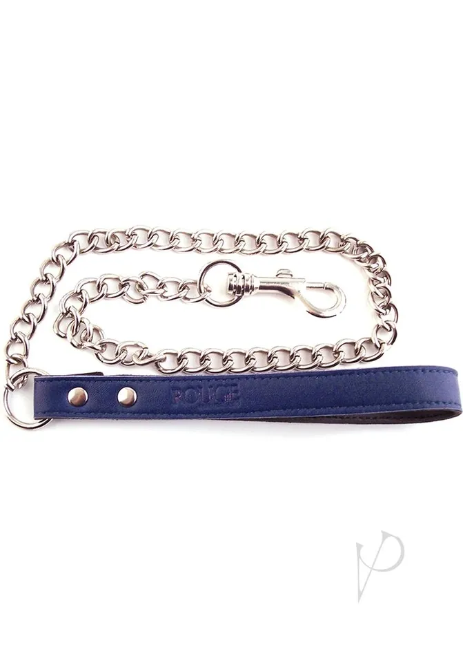 Vibrators Rouge Rouge Leather Lead Chain Blue