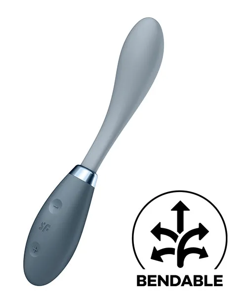 Vibrators Satisfyer Satisfyer GSpot Flex 3 Rechargeable Silicone Vibrator Grey