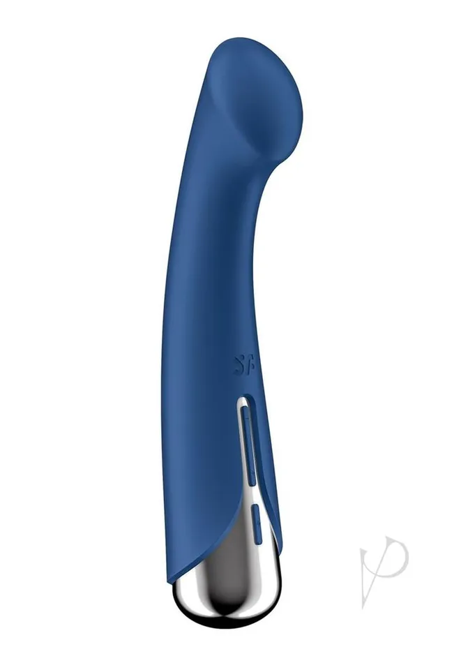 Vibrators Satisfyer Satisfyer Spinning GSpot 1 Rechargeable Silicone Vibrator Blue Vibrators Satisfyer Satisfyer Spinning GSpot 1 Rechargeable Silicone Vibrator Blue