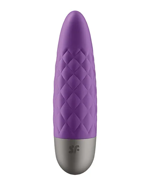Vibrators Satisfyer Ultra Power Bullet 5 Rechargeable Silicone Bullet Vibrator Purple Satisfyer