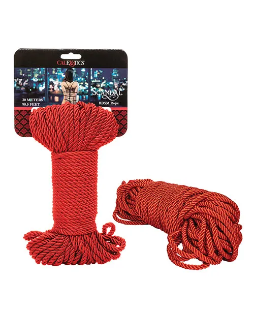 Vibrators Scandal Scandall BDSM Rope 985ft30m Red