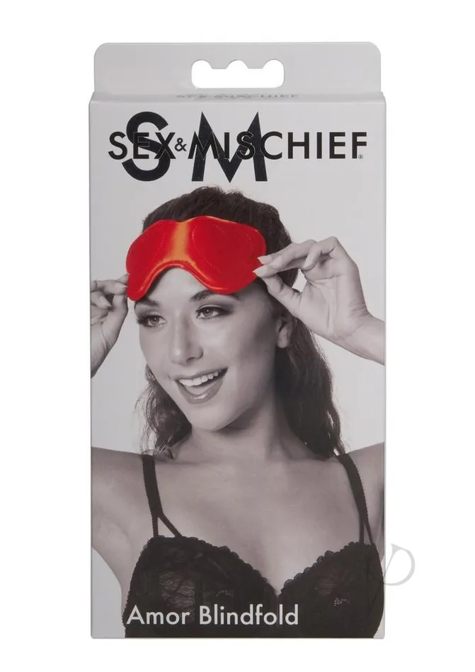 Vibrators Sex And Mischief Sex and Mischief Amor Blindfold Red