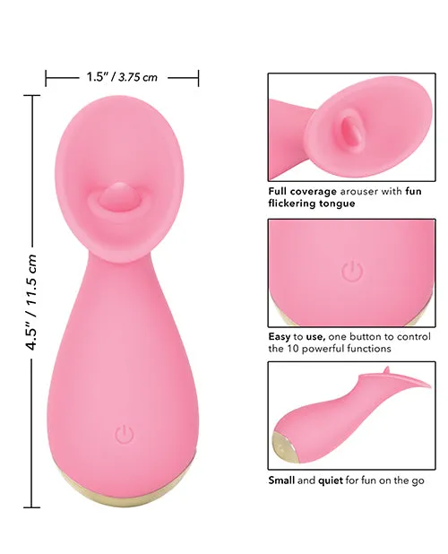 Vibrators Slay Slay TickleMe Rechargeable Silicone Petite Vibrator Pink