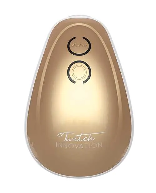 Vibrators Twitch Shots Twitch Innovation Hands Free Clitoral Stimulator Gold Vibrators Twitch Shots Twitch Innovation Hands Free Clitoral Stimulator Gold