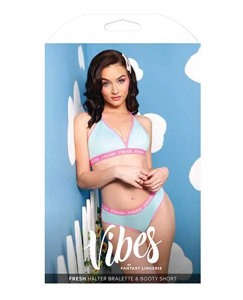 Vibrators Vibes Fresh Halter Bralette Booty Short Light Blue ML Vibes By Fantasy Lingerie Vibrators Vibes Fresh Halter Bralette Booty Short Light Blue ML Vibes By Fantasy Lingerie