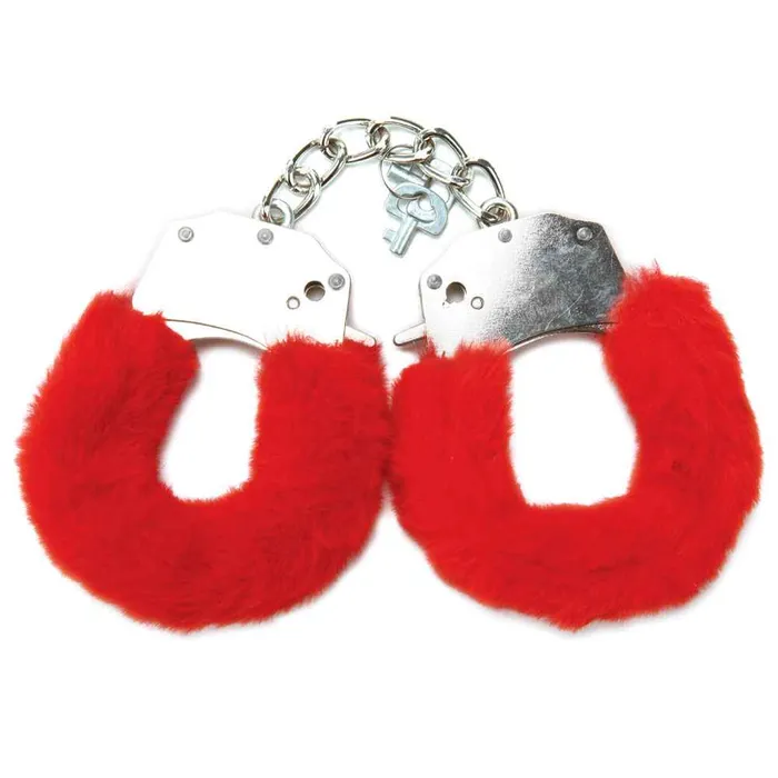 Vibrators WhipSmart WhipSmart Classic Furry Cuffs Red