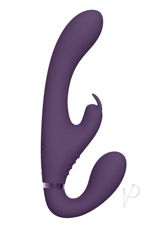 Vive By Shots Female Sex Toys Vive Suki Rechargeable Silicone Vibrating Strapless StrapOn Rabbit Purple Vive By Shots Female Sex Toys Vive Suki Rechargeable Silicone Vibrating Strapless StrapOn Rabbit Purple
