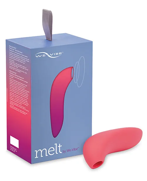We Vibe Female Sex Toys WeVibe Melt Pleasure Air Rechargeable Silicone Clitoral Stimulator Coral