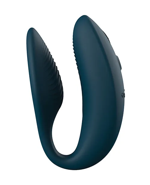 We Vibe Female Sex Toys WeVibe Sync 2 Rechargeable Silicone Couples Vibrator with Remote Control Green Velvet