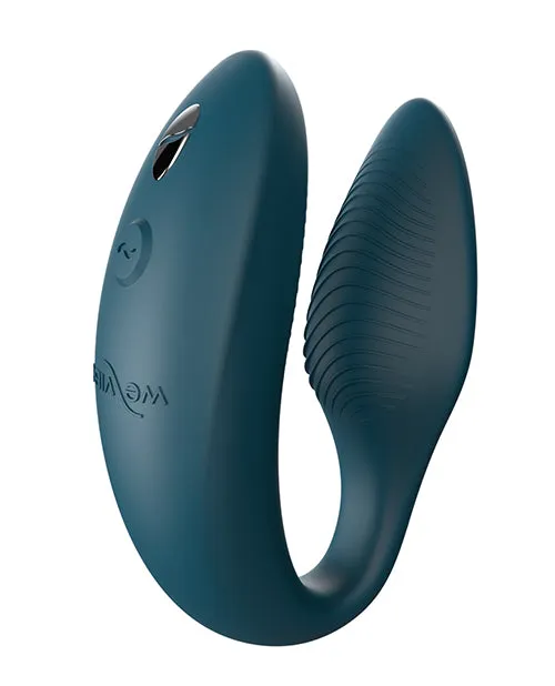 We Vibe Female Sex Toys WeVibe Sync 2 Rechargeable Silicone Couples Vibrator with Remote Control Green Velvet