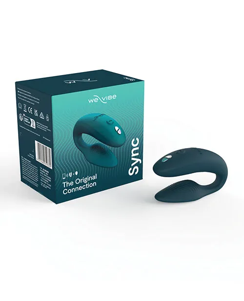 We Vibe Female Sex Toys WeVibe Sync 2 Rechargeable Silicone Couples Vibrator with Remote Control Green Velvet