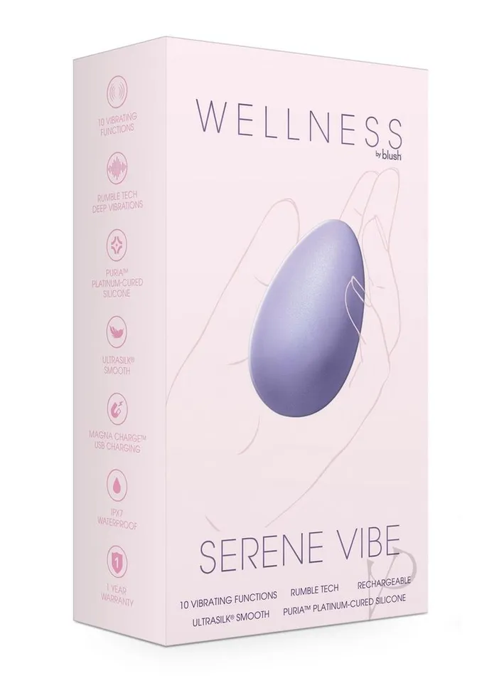 Wellness Female Sex Toys Wellness Serene Vibe Rechargeable Silicone Vibrating Egg with Remote Lavender Wellness Female Sex Toys Wellness Serene Vibe Rechargeable Silicone Vibrating Egg with Remote Lavender