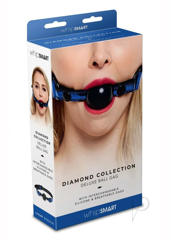 Whipsmart Anal WhipSmart Deluxe Ball Gag BlueBlack