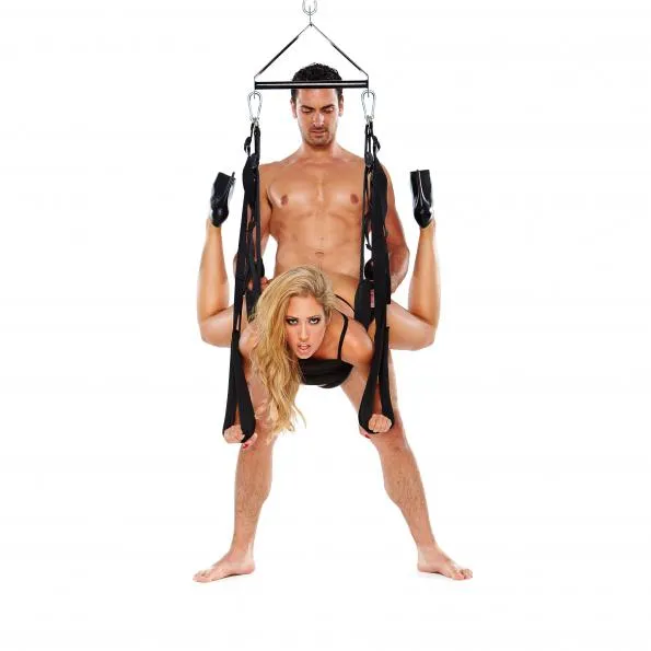WhipSmart Anal WhipSmart Pleasure Adjustable Sex Swing Black