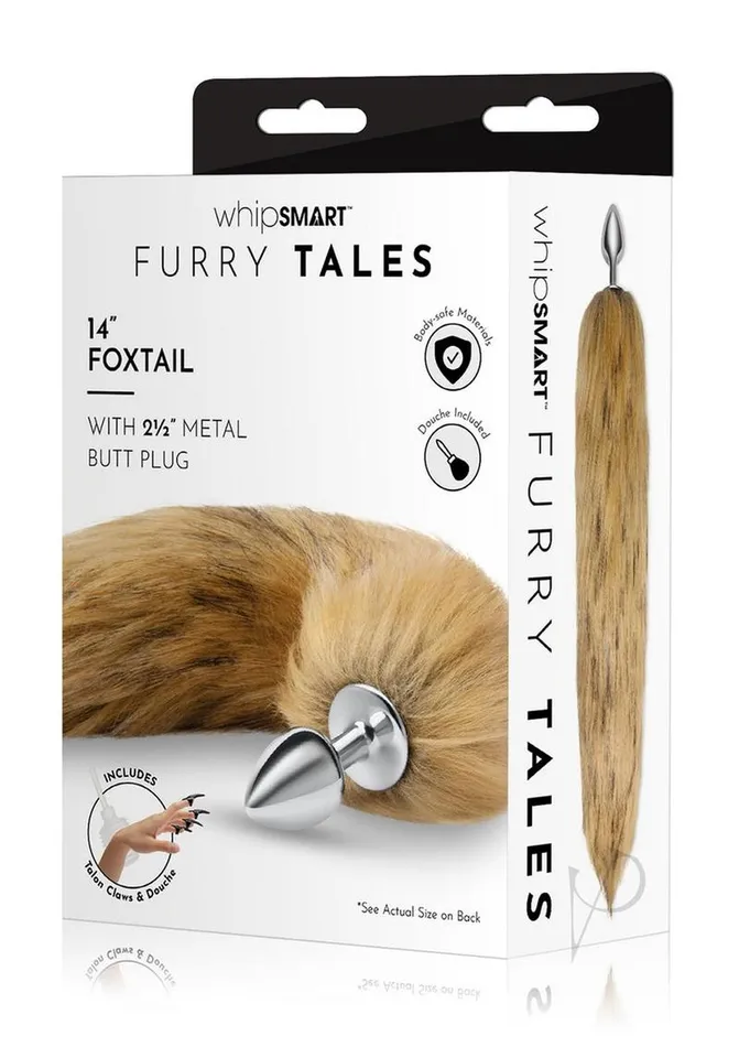 Whipsmart Metal Plug with 14in Fox Tail 25in Brown Whipsmart Male Sex Toys Whipsmart Metal Plug with 14in Fox Tail 25in Brown Whipsmart Male Sex Toys