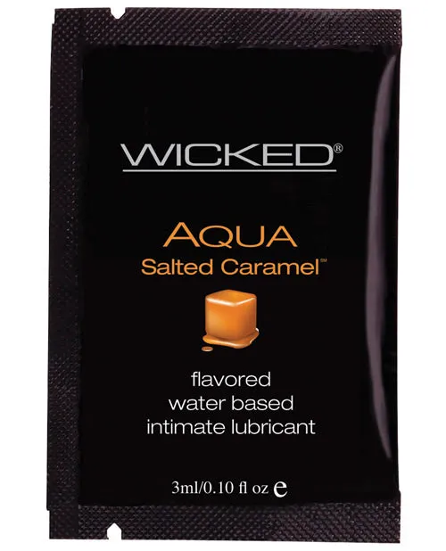 Wicked Sensual Care Aqua Water Based Lubricant 1 oz Salted Caramel Wicked Sensual Care Lubricants Wicked Sensual Care Aqua Water Based Lubricant 1 oz Salted Caramel Wicked Sensual Care Lubricants