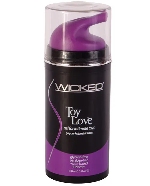 Wicked Toy Vibrators Wicked Toy Love Water Based Gel Lubricant For Intimate Toys 33oz